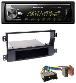 Pioneer Bluetooth USB DAB MP3 Autoradio für Hyundai Sonata NF 02-05 schwarz