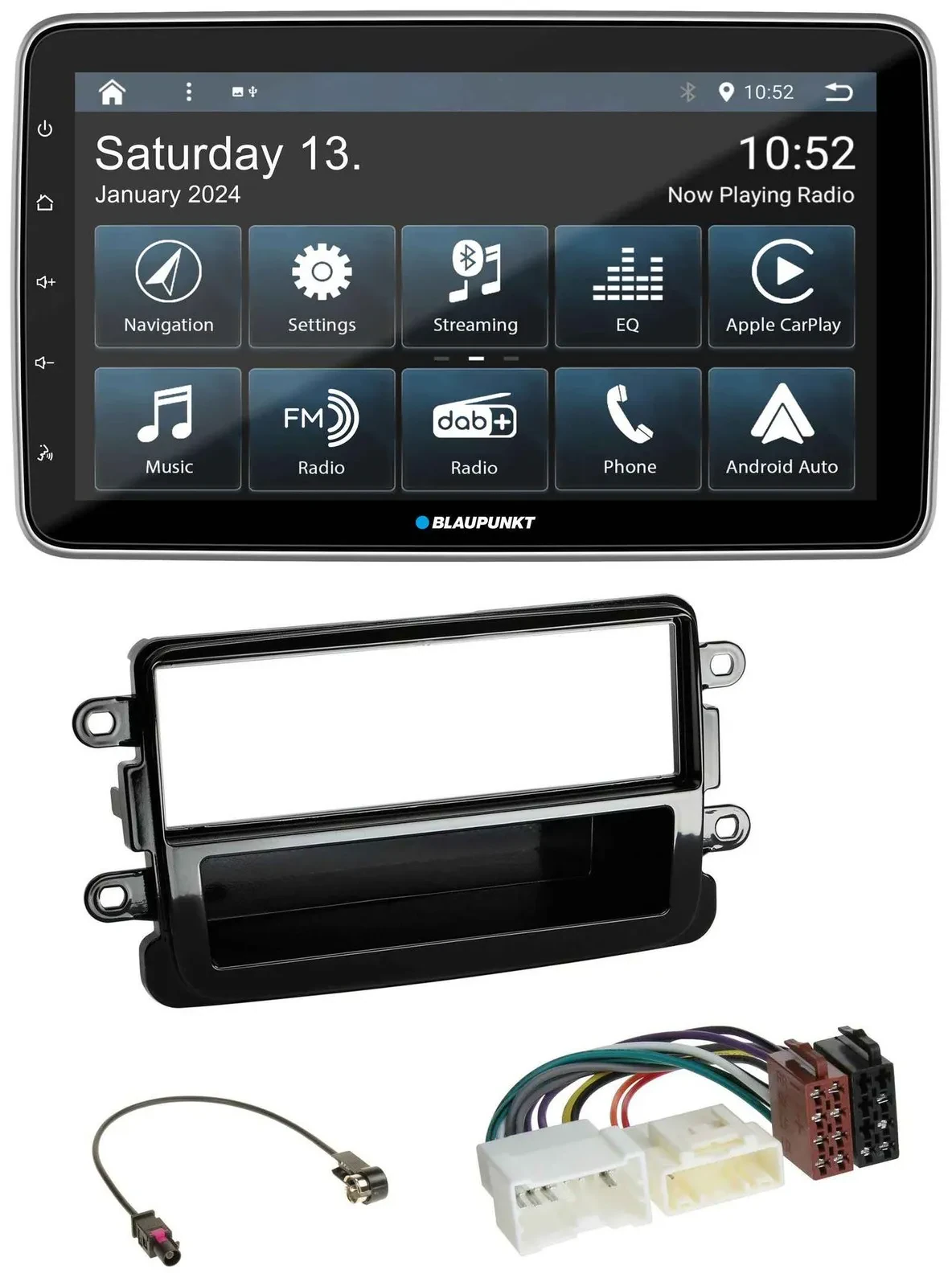 Blaupunkt USB DAB SD MP3 Bluetooth Autoradio für Dacia Lodgy Dokker Duster Sande
