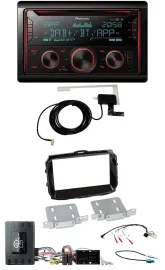 Pioneer 2DIN Lenkrad DAB USB CD Bluetooth Autoradio für Alfa Giulietta 14-21 Inf