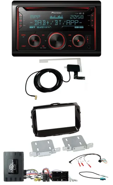 Pioneer 2DIN Lenkrad DAB USB CD Bluetooth Autoradio für Alfa Giulietta 14-21 Inf