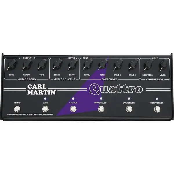 Педаль эффектов для электрогитары Carl Martin Quattro Analog Multi Effect