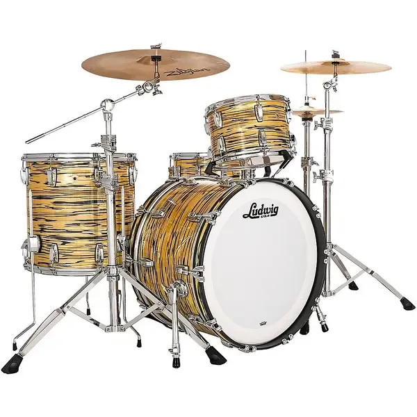 Ударная установка акустическая Ludwig Legacy Maple 3-Piece Fab Shell Pack with 22 in. Bass Drum Lemon Oyster