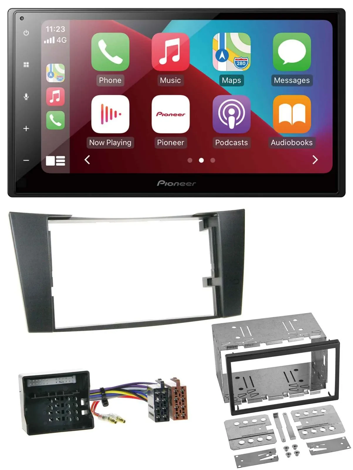 Pioneer USB MP3 DAB 2DIN Bluetooth Autoradio für Mercedes CLS E-Klasse W211 02-0