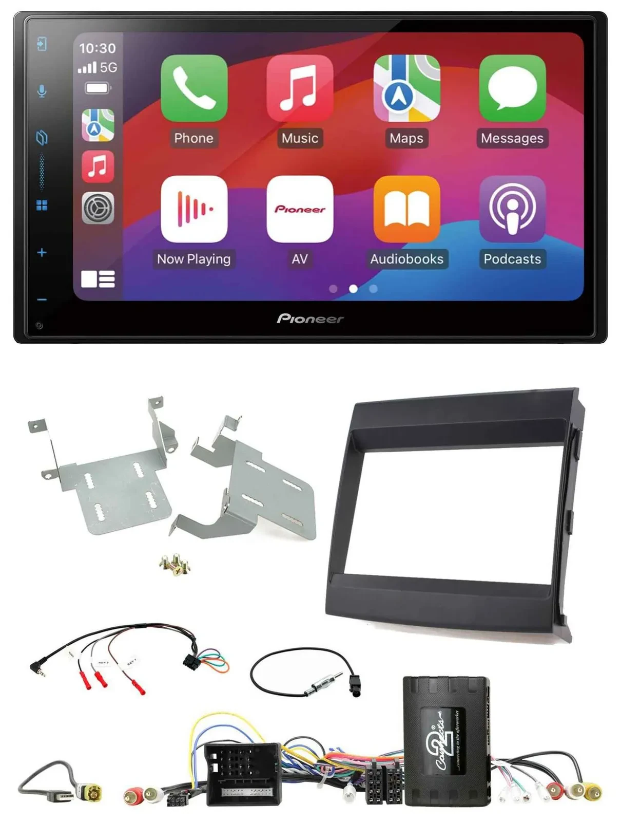 Pioneer DAB USB Lenkrad Bluetooth 2DIN Autoradio für Porsche Cayenne 11-16 Infoa