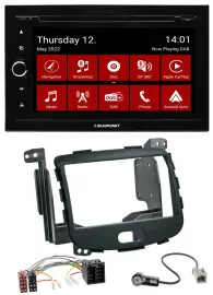 Blaupunkt MP3 DVD Bluetooth DAB 2DIN USB Autoradio für Hyundai i10 08-13 Rubber