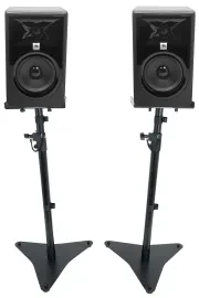 Активный студийный монитор JBL 305PMKII Black со стойкой (пара)