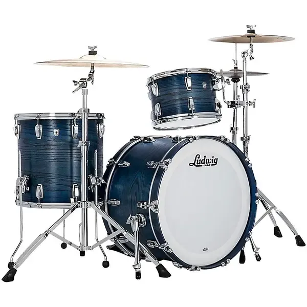 Ударная установка акустическая Ludwig Classic Oak 3-Piece Fab Shell Pack Blue Burst