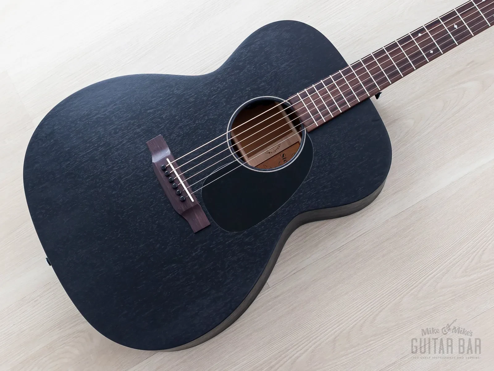 2024 Martin Steve Earle 0000 Special Black Satin, Mint w/ Case, Tags