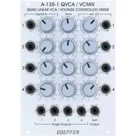 Модульный студийный синтезатор Doepfer A-135-1 VC Mixer / Quad VCA - VCA Modular Synthesizer