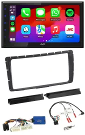 JVC Bluetooth 2DIN Lenkrad DAB USB Autoradio für Toyota Hilux ab 2011 28-Pin