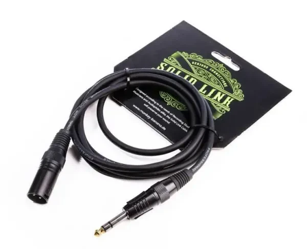 MONKEY BANANA Solid Link Kabel 100cm XLRm-6,3mmKlS