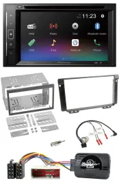 Автомагнитола для Land Rover Freelander 2 Pioneer 2DIN, DAB, DVD, Bluetooth, USB