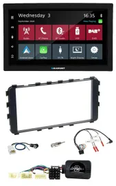 Blaupunkt DAB Bluetooth USB Lenkrad 2DIN Autoradio für Toyota Yaris 06-11 OEM-Na