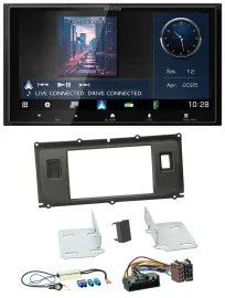 Kenwood Bluetooth 2DIN USB DAB MP3 Autoradio für Land Rover Evoque Blindstopfen