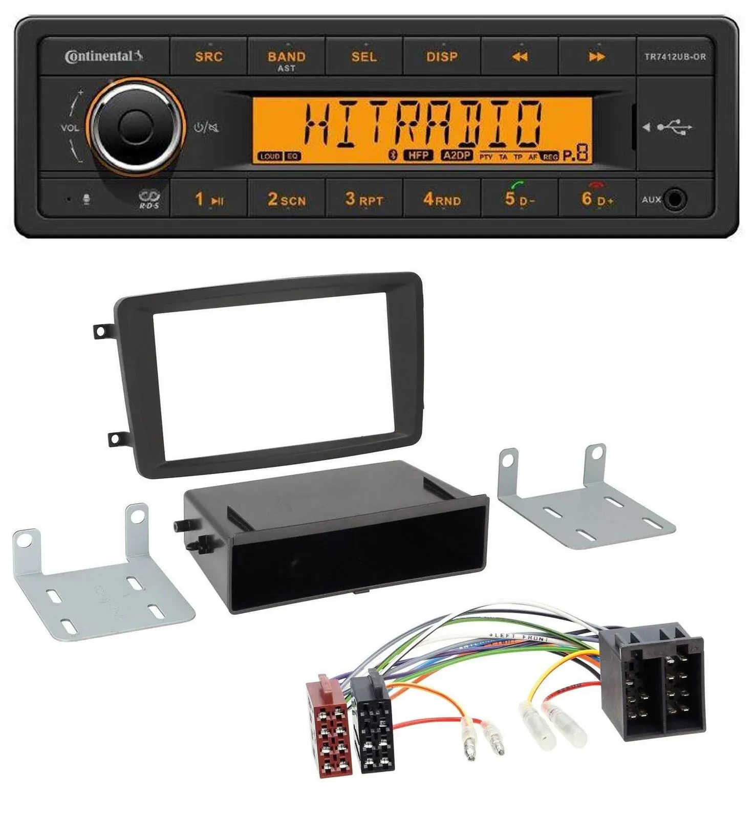 Continental MP3 Bluetooth AUX USB Autoradio für Mercedes C-Klasse CLK Vito Viano
