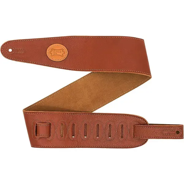 Ремень для гитары Levy's Garment Leather & Suede 2.5" Guitar Strap Tan 3 in.