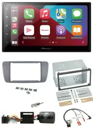 Pioneer USB Lenkrad DAB 2DIN Bluetooth Autoradio für Seat Ibiza ab 08 conemaragr