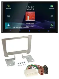 JVC USB Bluetooth 2DIN DAB MP3 Autoradio für SSangYong Rexton ab 2013