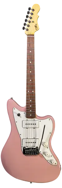 Электрогитара G&L Fullerton Deluxe Doheny Shell Pink CR с чехлом