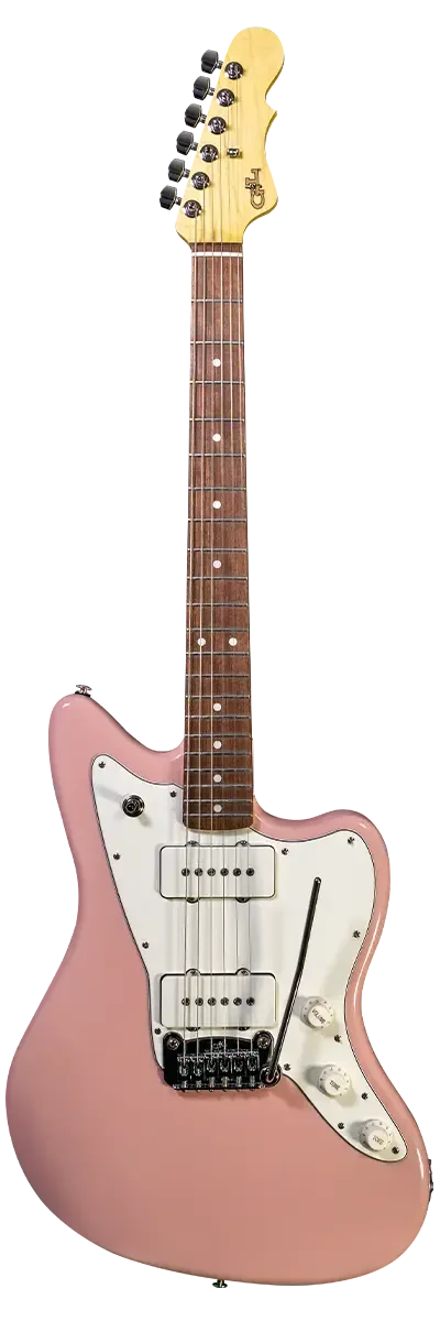 Электрогитара G&L Fullerton Deluxe Doheny Shell Pink CR с чехлом