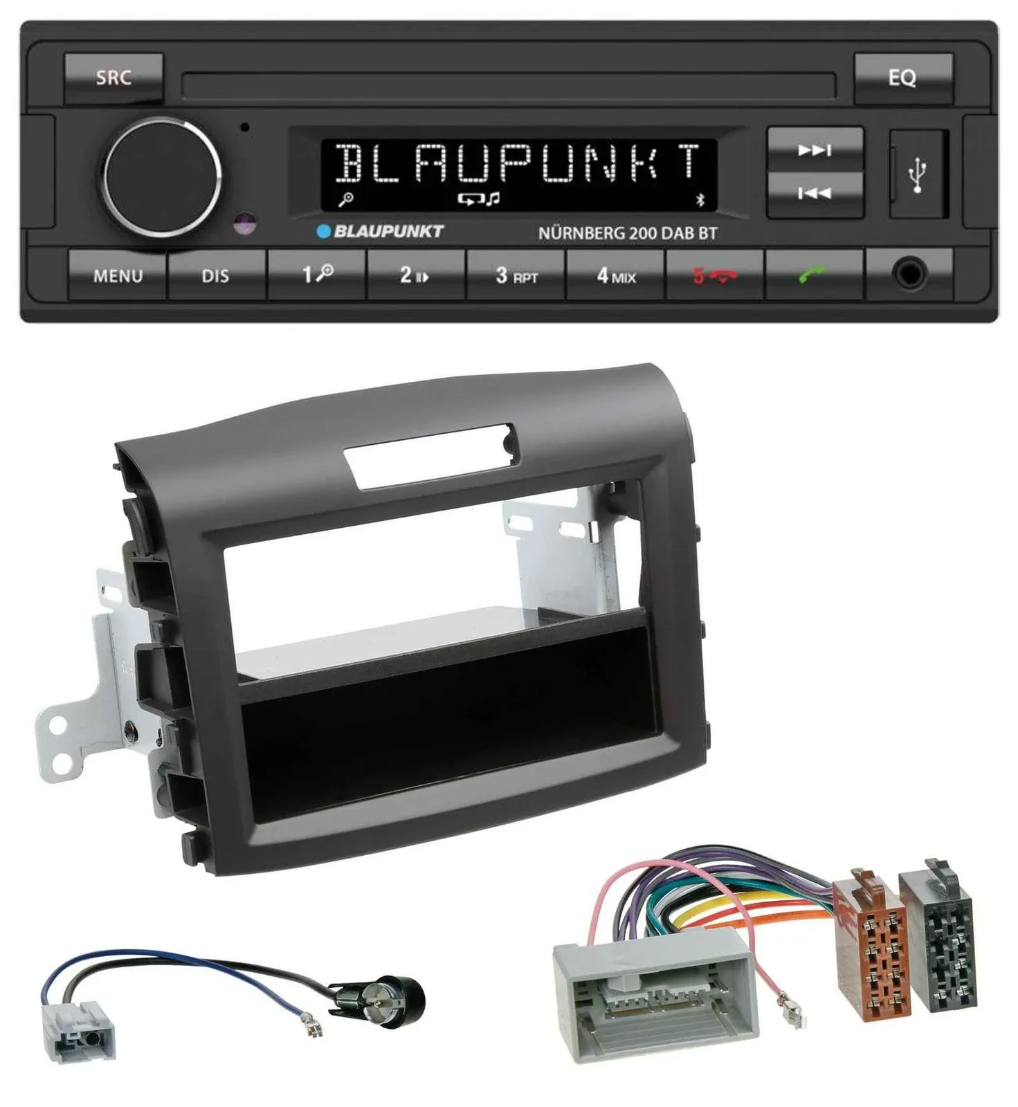 Blaupunkt USB DAB MP3 Bluetooth Autoradio für Honda CR-V (ab 2013)