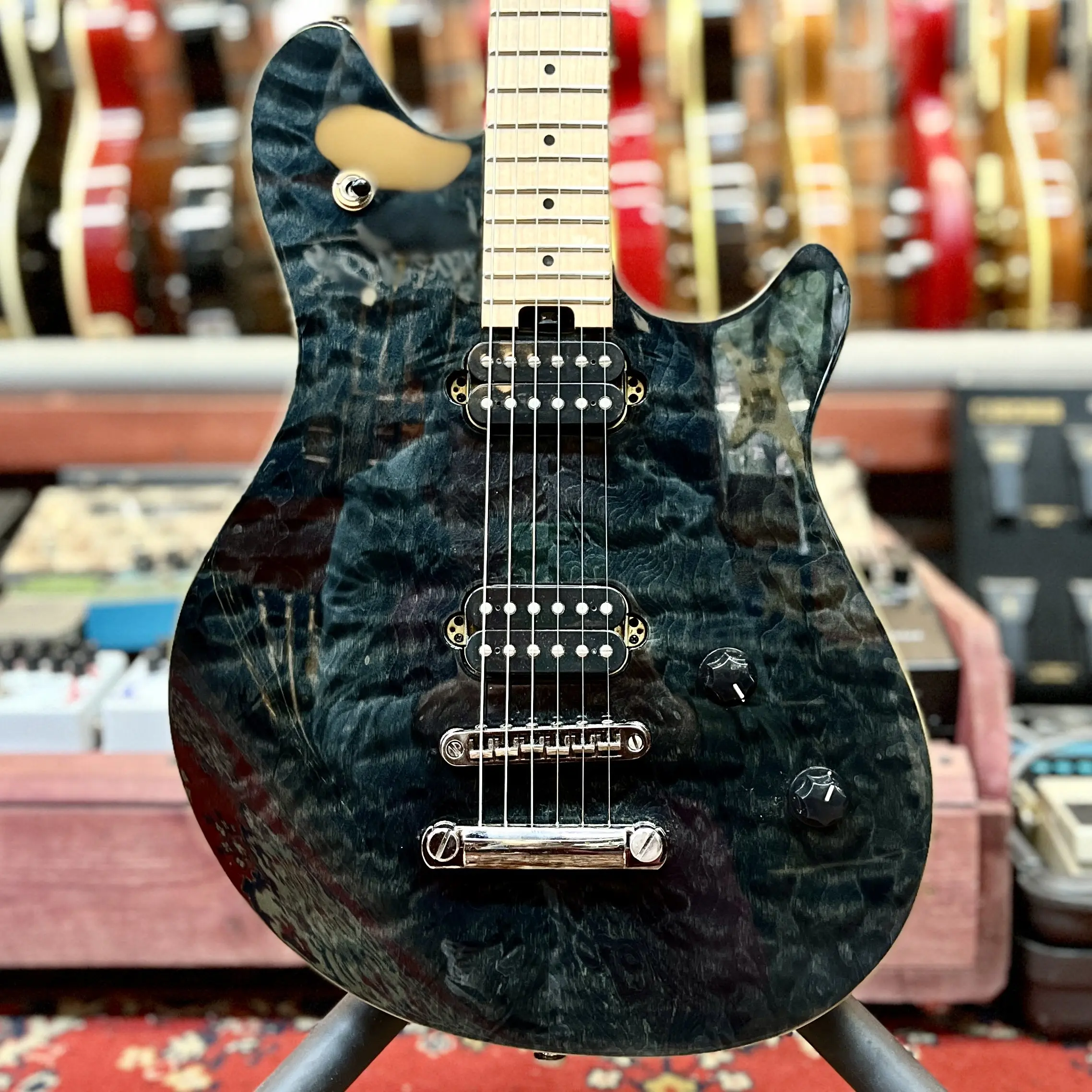 Электрогитара EVH Wolfgang Standart Green HH Indonesia 2015