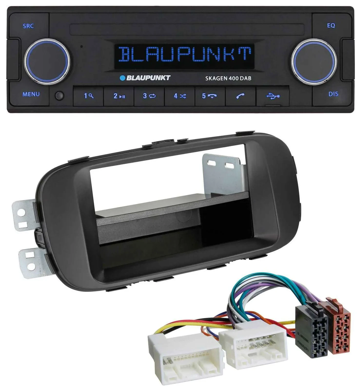 Blaupunkt DAB USB Bluetooth MP3 Autoradio für Kia Soul (PS ab 2014) schwarz