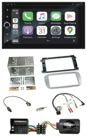 Blaupunkt USB DAB Bluetooth 2DIN TMC Lenkrad Navigation für Ford Galaxy C Max Fo