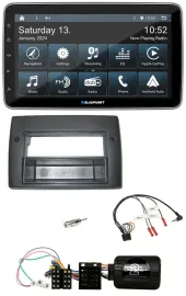 Автомагнитола Blaupunkt USB DAB SD Bluetooth для Fiat Stilo 2001–2007 с поддержкой управления на руле