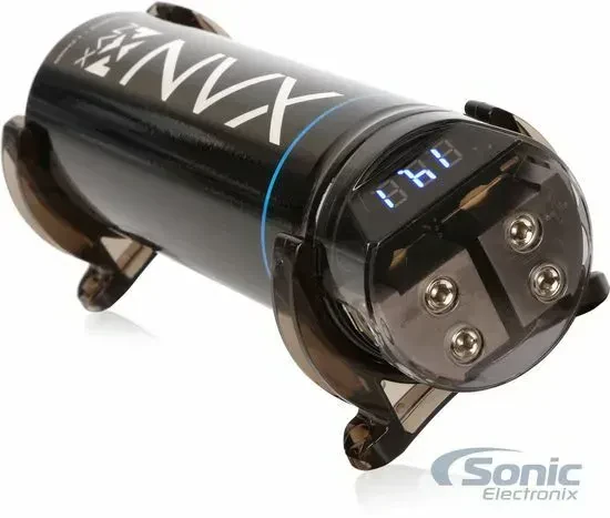 Конденсатор NVX XCAP1F 1 Ф, 20 В, с цифровым индикатором и распределительным блоком