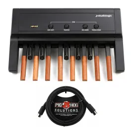 Studiologic MP-113 MIDI Controller Pedal Board with PigHog 10ft MIDI Cable