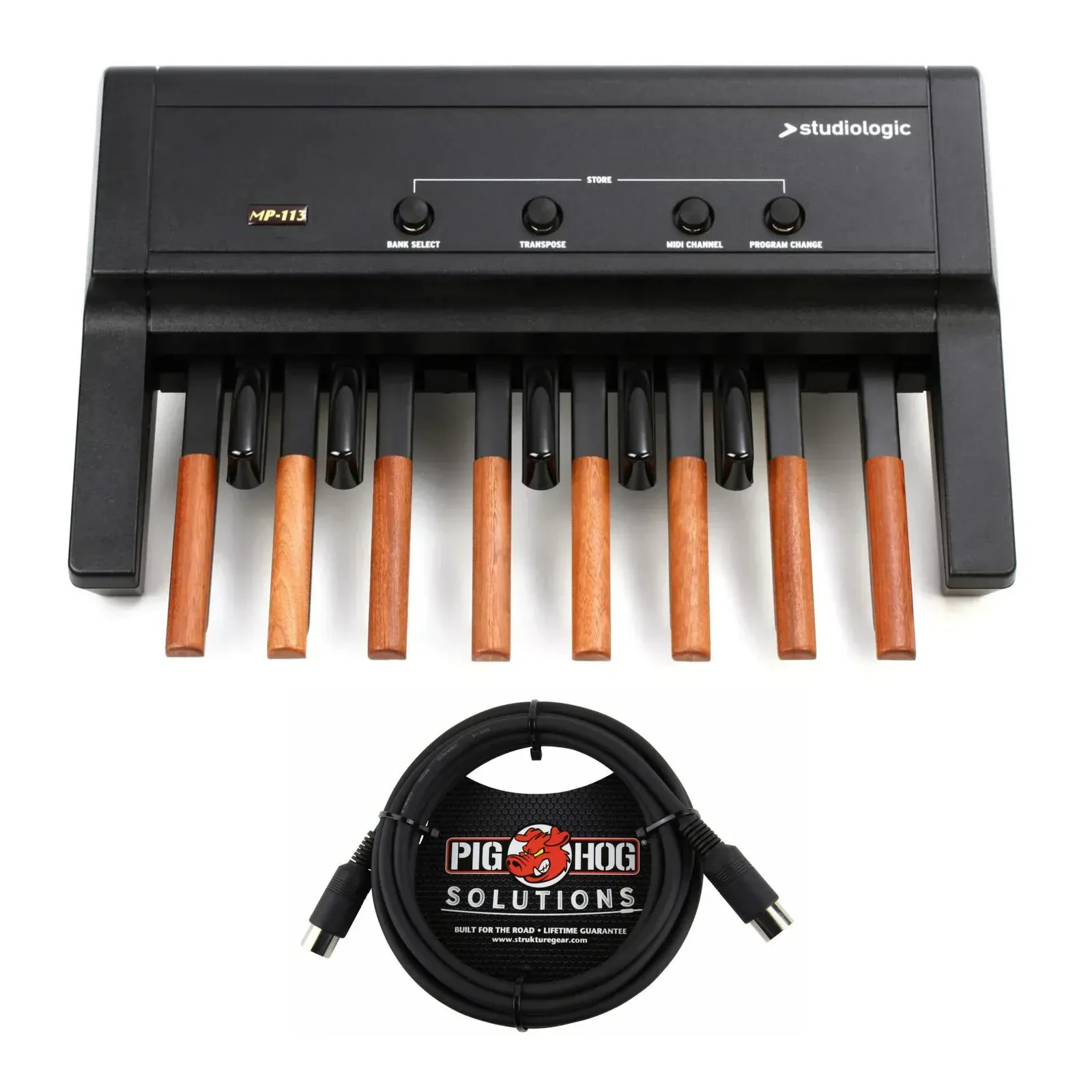 MIDI-контроллер педальный Studiologic MP-113 (набор) с MIDI-кабелем 10 ft