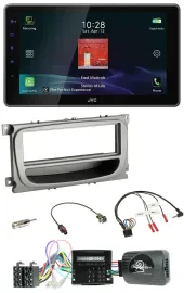 JVC DAB Lenkrad Bluetooth USB Autoradio für Ford Focus Galaxy C-Max Can ab 2007