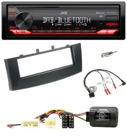 JVC Bluetooth USB DAB Lenkrad Autoradio für Mitsubishi Colt 2008-2012