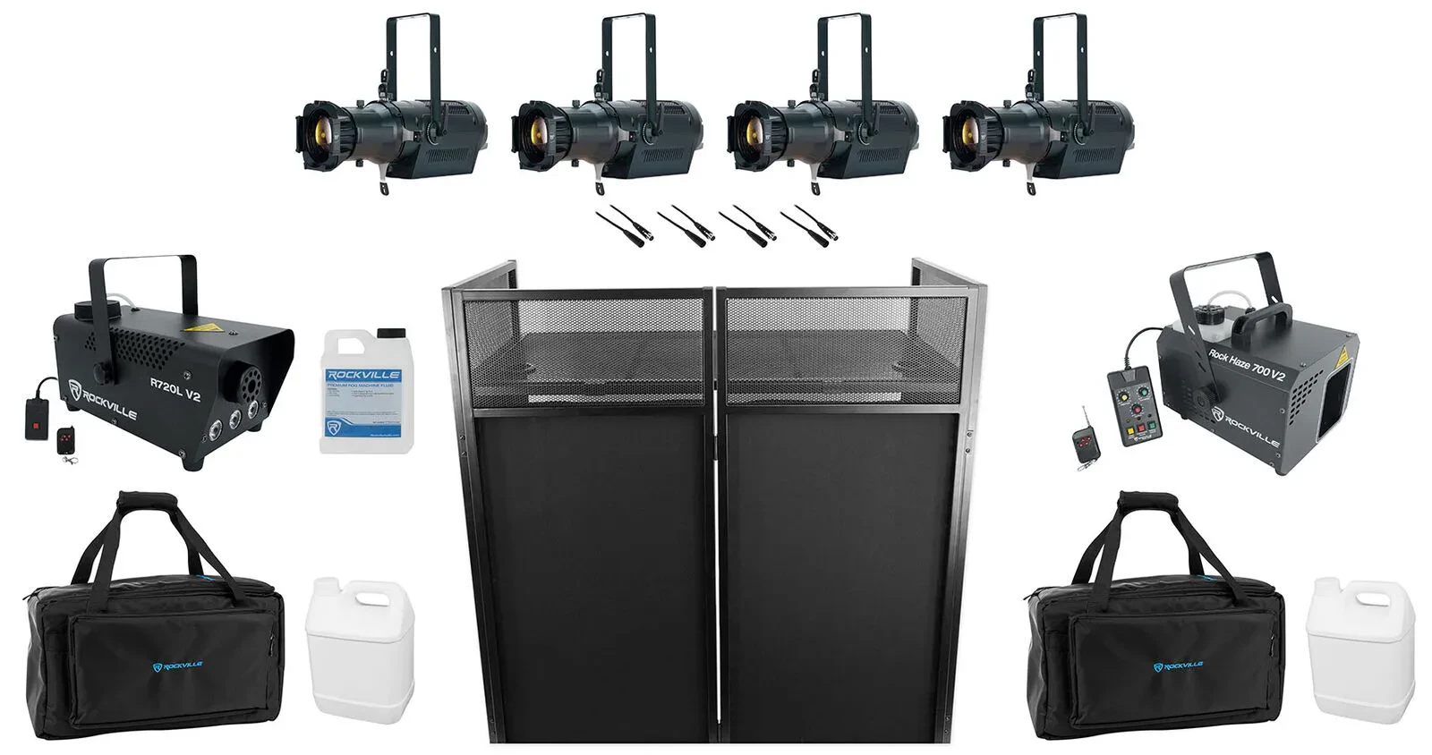 Комплект светового оборудования American DJ ENCORE PROFILE PRO WW+ROCKBOOTH-4