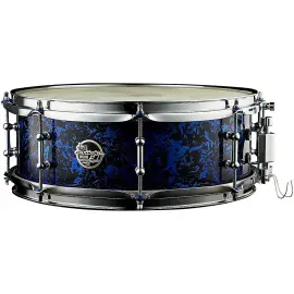 Малый барабан Doc Sweeney Drums Midnight Puzzle Steam Bent Cherry 14x5.25 Black Blue