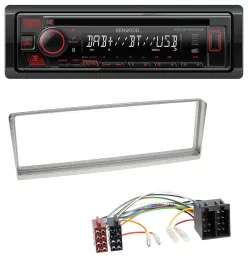Kenwood MP3 CD USB Bluetooth DAB Autoradio für Alfa Romeo 156 (2001-2003)