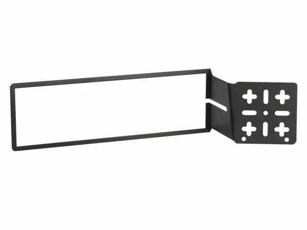 Montageeinrichtung aus Metall für Handyhalter zur Montage am Radioschacht