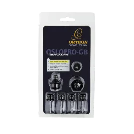 Крепление гитарного ремня Ortega OSLOPRO-GB Black (пара)