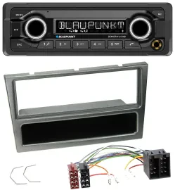 Blaupunkt Bluetooth DAB MP3 USB Autoradio für Opel Corsa C ISO 2000-2004 alumini