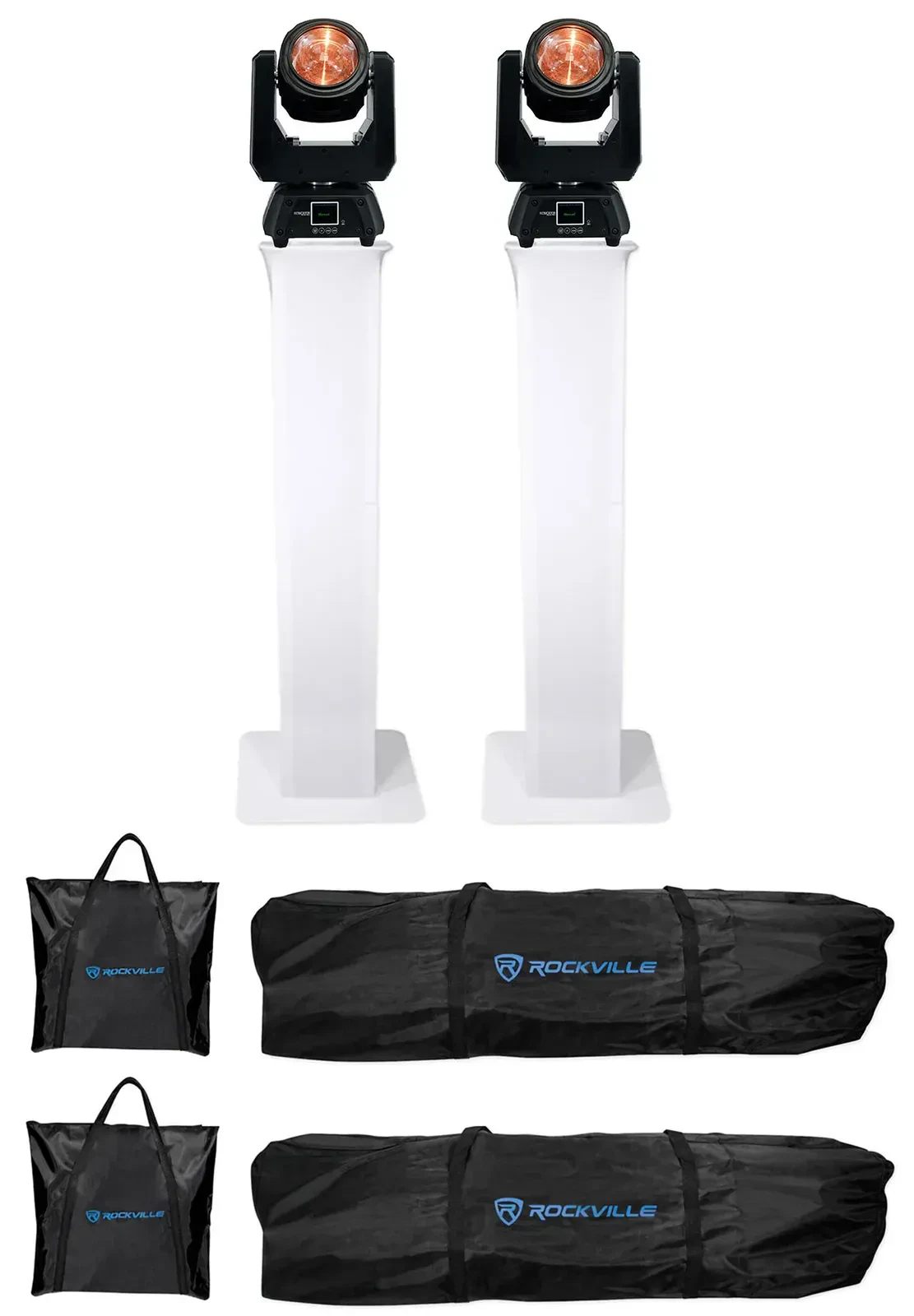 Прибор с полным движением Chauvet DJ Intimidator Beam Q60 с аксессуарами (пара)