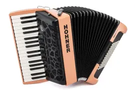 Hohner Bravo MyColor III 72 Chromatic Piano Key Accordion Sunrise - Turquoise