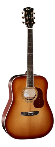 Акустическая гитара Cort Gold-D8 Dreadnought Light Burst