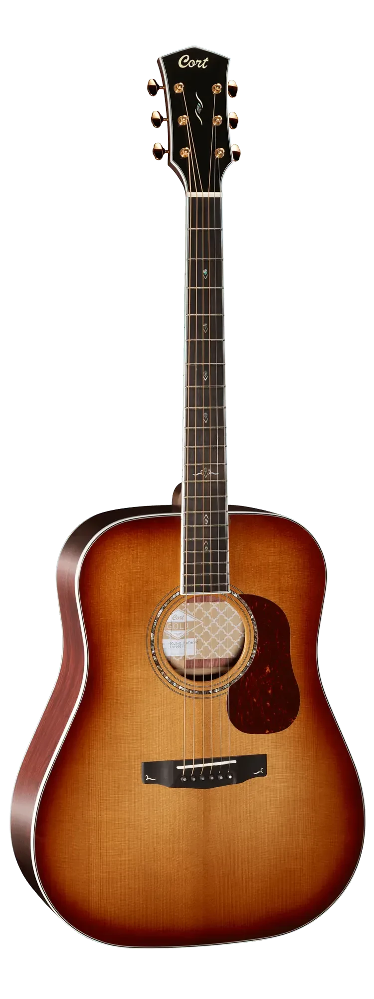 Акустическая гитара Cort Gold-D8 Dreadnought Light Burst
