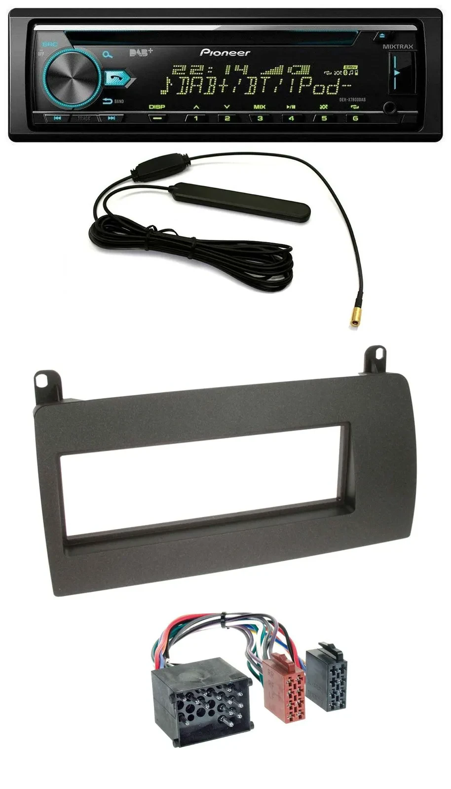 Pioneer CD MP3 AUX DAB USB Autoradio für Rover 75 (1999-2001)