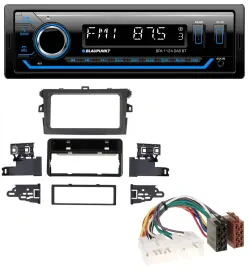 Автомагнитола для Toyota Corolla 2009–2012 Blaupunkt Bluetooth USB DAB MP3 серебристая