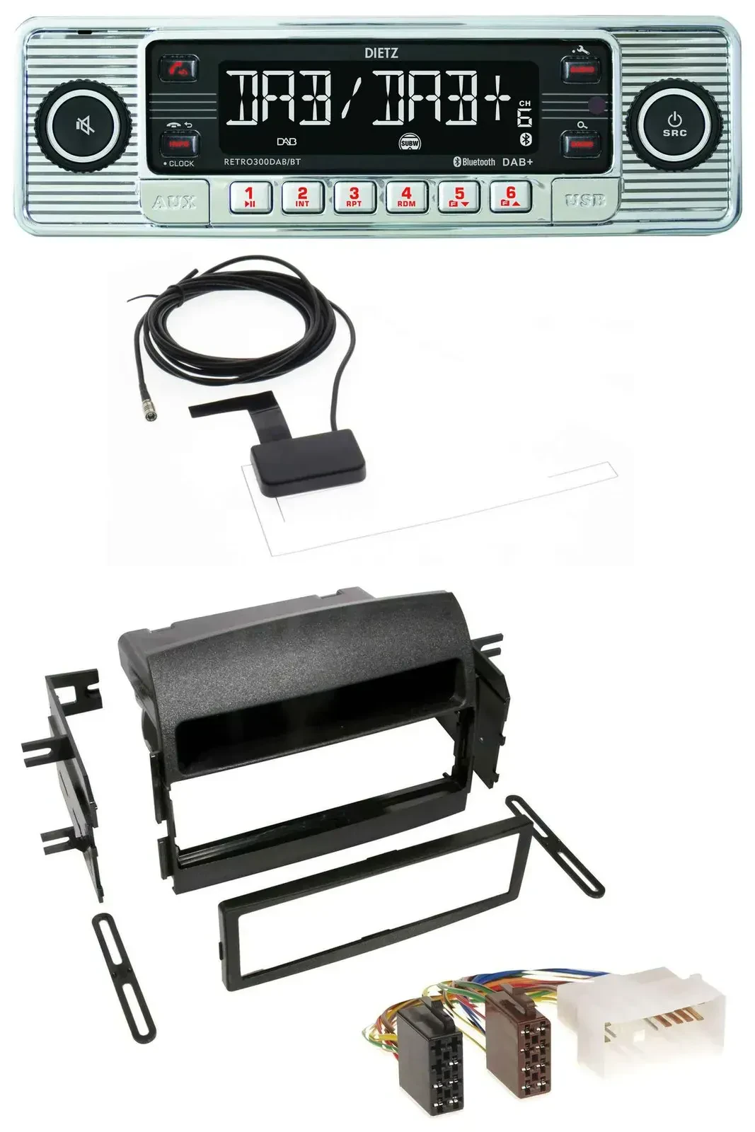 Dietz Bluetooth USB MP3 DAB Autoradio für Hyundai Sonata (NF, 2005-2008)