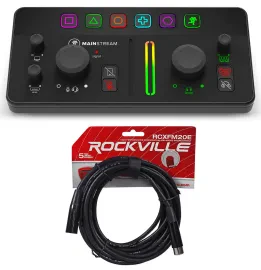 Mackie MainStream Bus Powered Live Streaming Interface w/HDMI/USB+XLR Cable