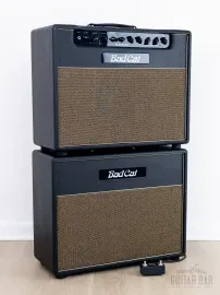 2022 Bad Cat Black Cat 1x12 Tube Combo Amp + Extension Cab w/ Ftsw, Covers