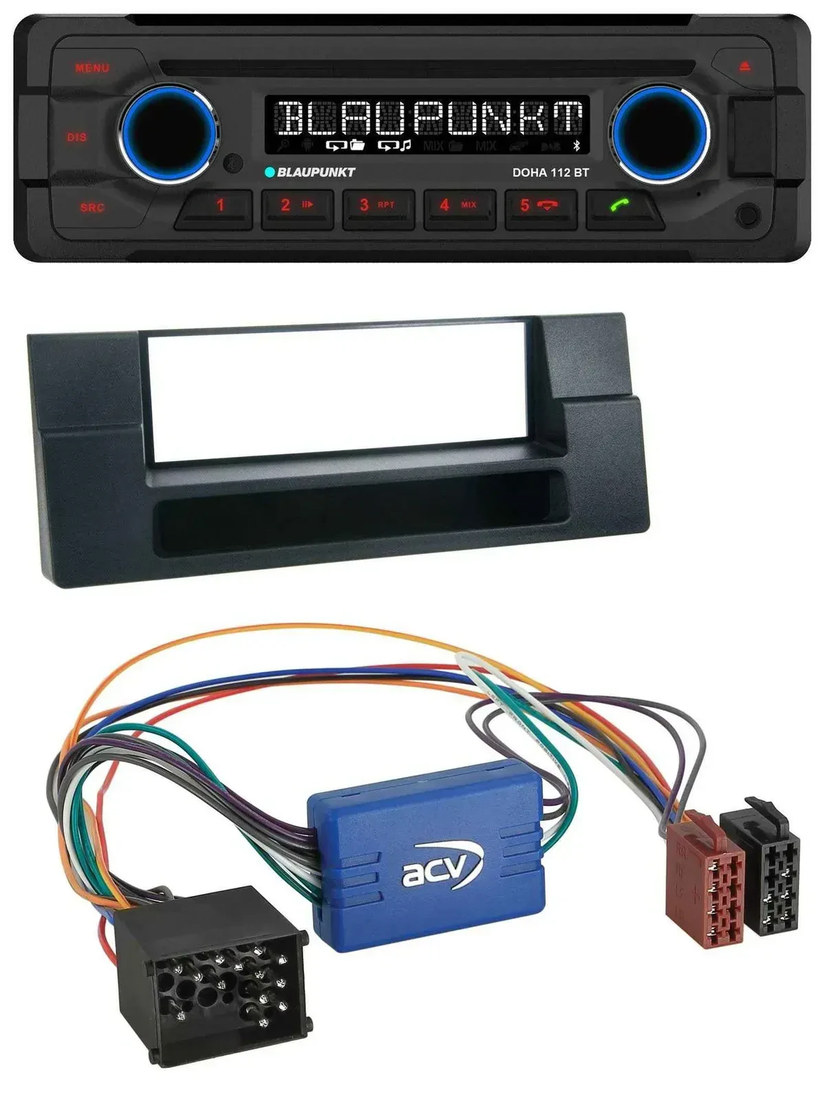 Blaupunkt AUX MP3 CD Bluetooth USB Autoradio für BMW 5er E39 X5 E53 Ablagefach A